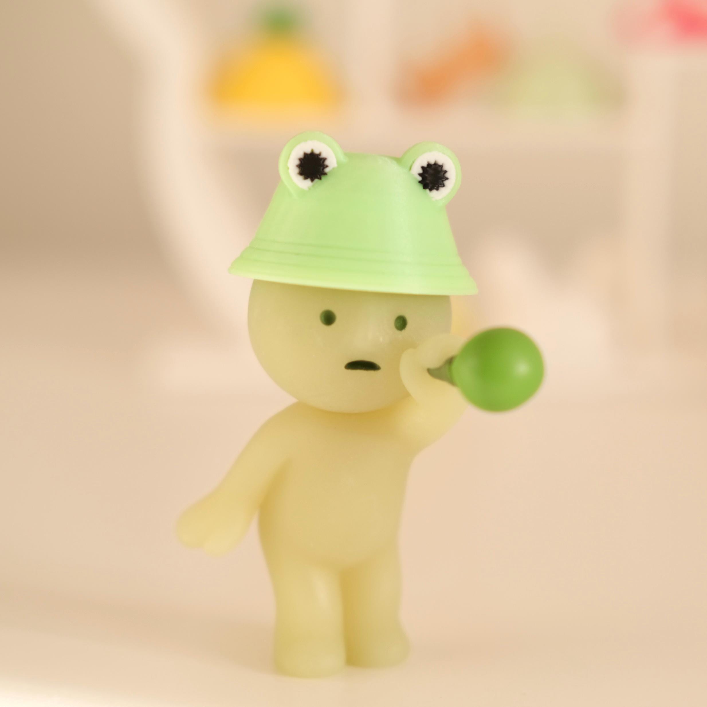 Mini Glow-in-the-Dark Hat for Smiski or Other Figurines