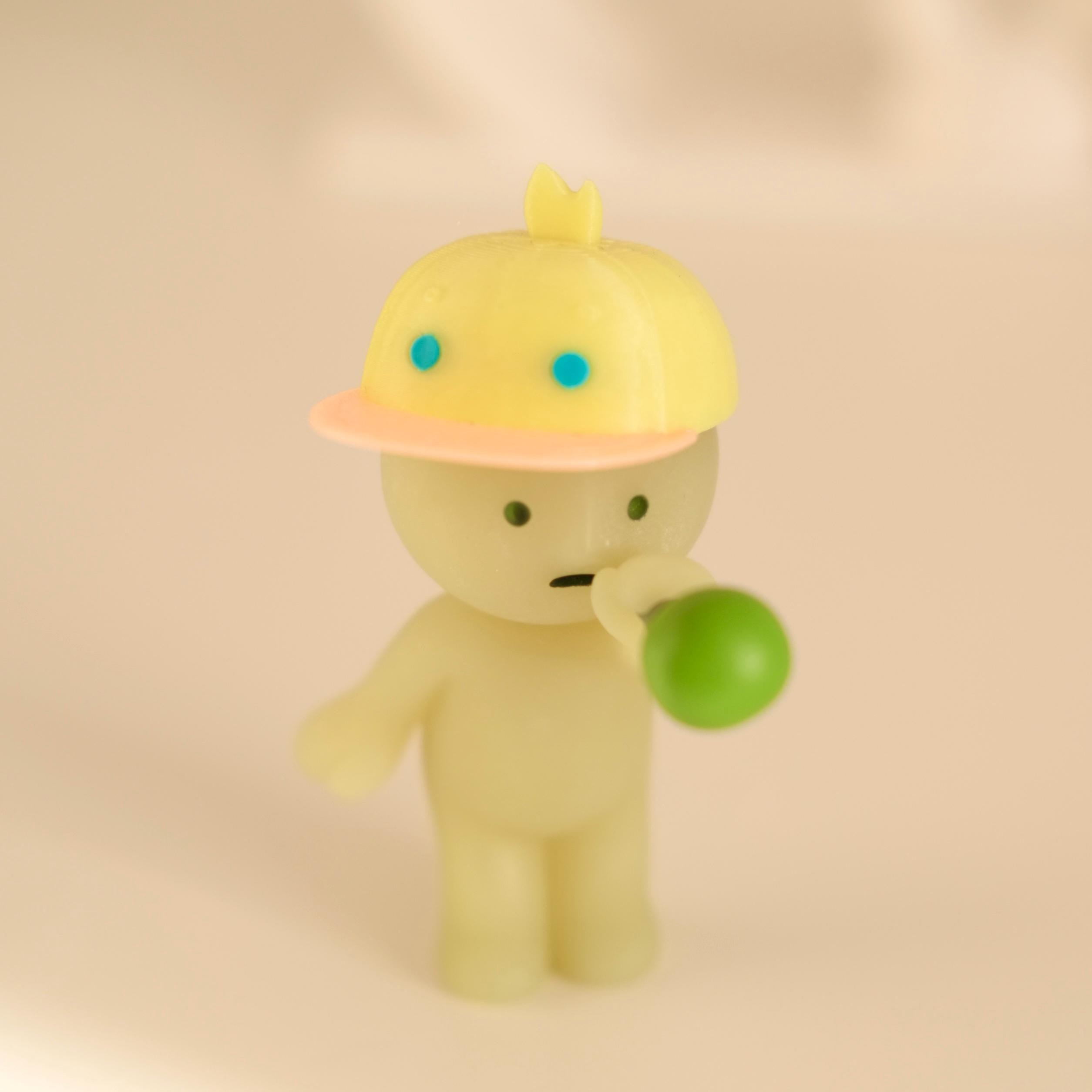 Mini Glow-in-the-Dark Hat for Smiski or Other Figurines