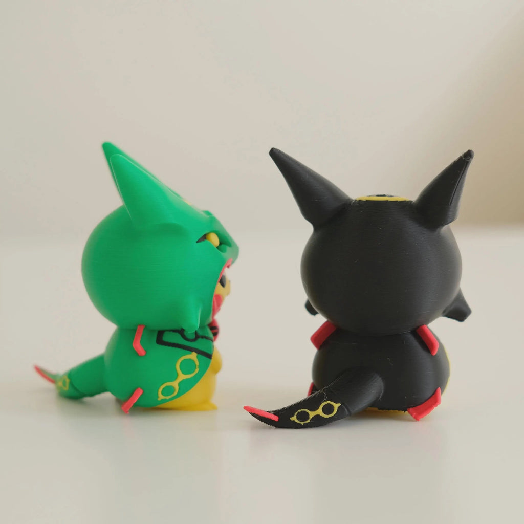 Rayquaza Poncho Pikachu | Shiny/Non-Shiny Colouring {FILE ONLY!}